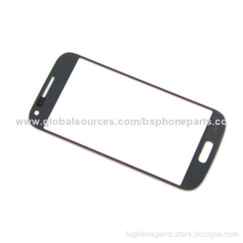 Front panel for Samsung i9500 mini, red high quality glass touch screen